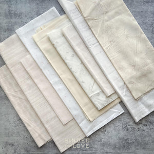 Curated Remnant Bundle | 9 Fabric End of Bolt Quilting Bundle | One of a Kind | REMNANT BUNDLE-48