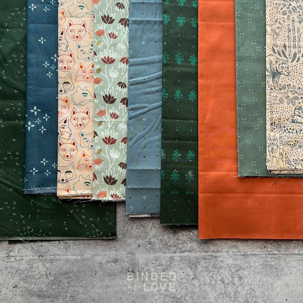 Curated Remnant Bundle | 9 Fabric End of Bolt Quilting Bundle | One of a Kind | REMNANT BUNDLE-128