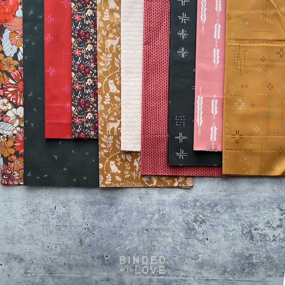 Curated Remnant Bundle | 10 Fabric End of Bolt Quilting Bundle | One of a Kind | REMNANT BUNDLE-32