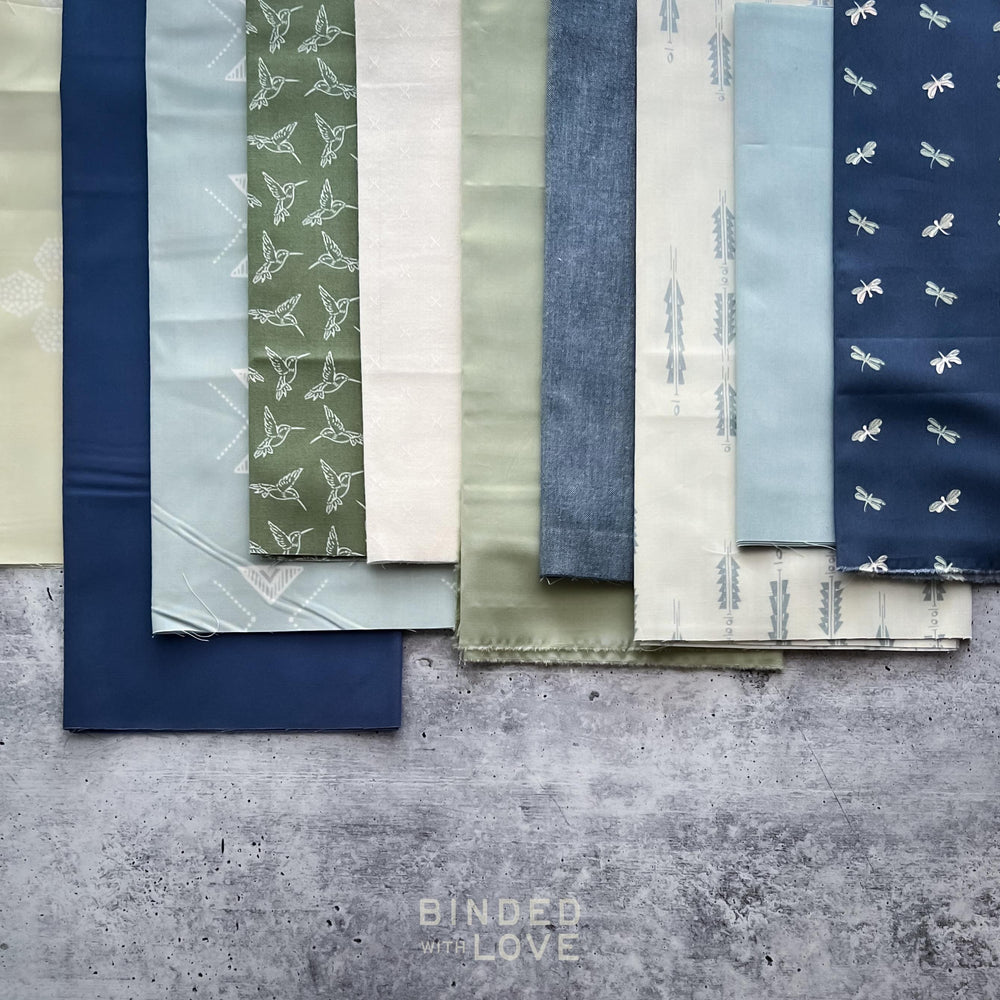 Curated Remnant Bundle | 10 Fabric End of Bolt Quilting Bundle | One of a Kind | REMNANT BUNDLE-92