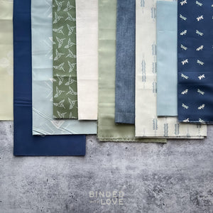 Curated Remnant Bundle | 10 Fabric End of Bolt Quilting Bundle | One of a Kind | REMNANT BUNDLE-92