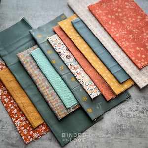 Curated Remnant Bundle | 11 Fabric End of Bolt Quilting Bundle | One of a Kind | REMNANT BUNDLE-91