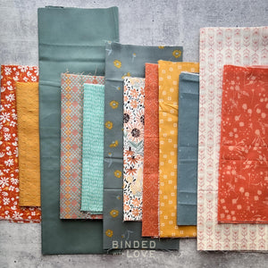 Curated Remnant Bundle | 11 Fabric End of Bolt Quilting Bundle | One of a Kind | REMNANT BUNDLE-91