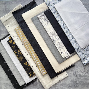 Curated Remnant Bundle | 13 Fabric End of Bolt Quilting Bundle | One of a Kind | REMNANT BUNDLE-41