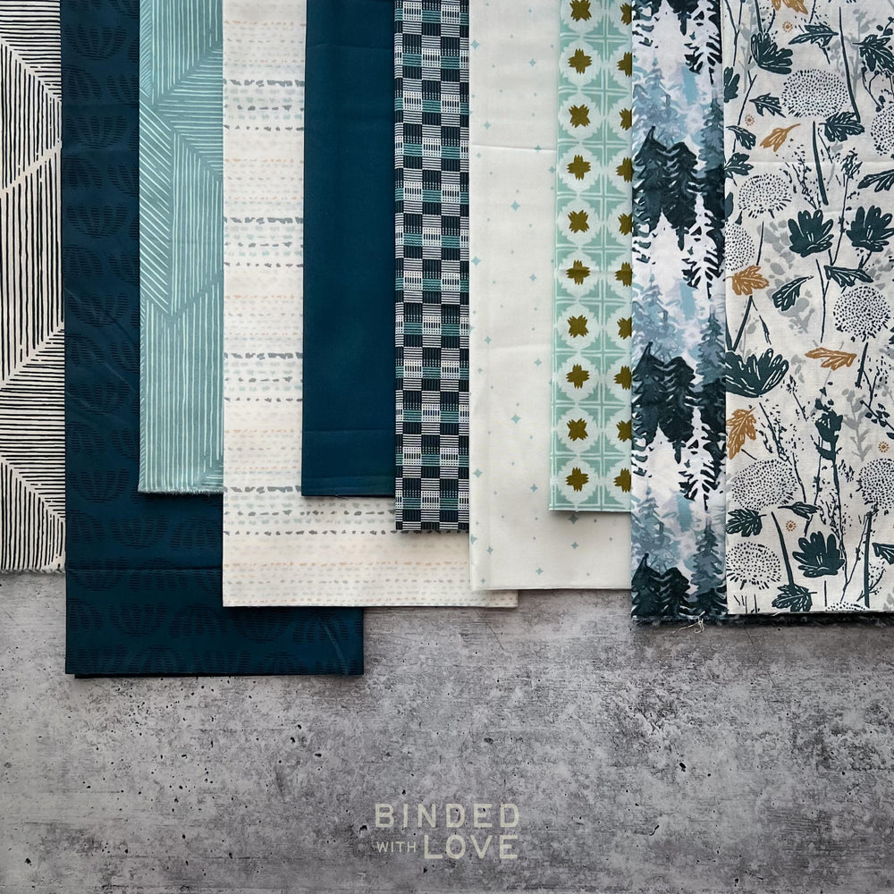 Curated Remnant Bundle | 10 Fabric End of Bolt Quilting Bundle | One of a Kind | REMNANT BUNDLE-29