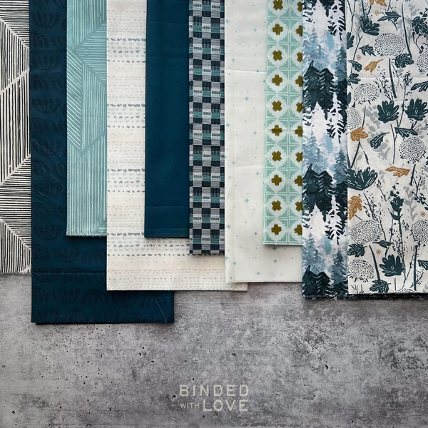 Curated Remnant Bundle | 10 Fabric End of Bolt Quilting Bundle | One of a Kind | REMNANT BUNDLE-29
