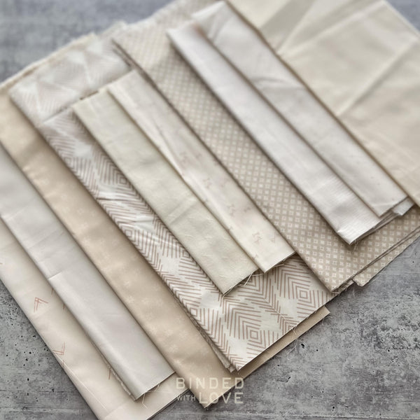 Curated Remnant Bundle | 10 Fabric End of Bolt Quilting Bundle | One of a Kind | REMNANT BUNDLE-38
