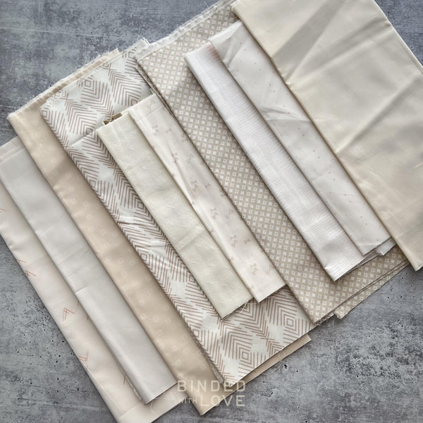 Curated Remnant Bundle | 10 Fabric End of Bolt Quilting Bundle | One of a Kind | REMNANT BUNDLE-38