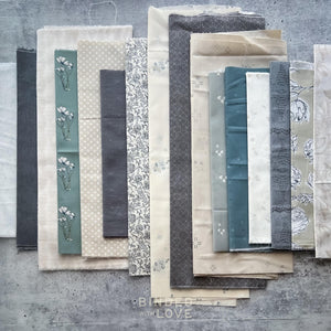 Curated Remnant Bundle | 16 Fabric End of Bolt Quilting Bundle | One of a Kind | REMNANT BUNDLE-43