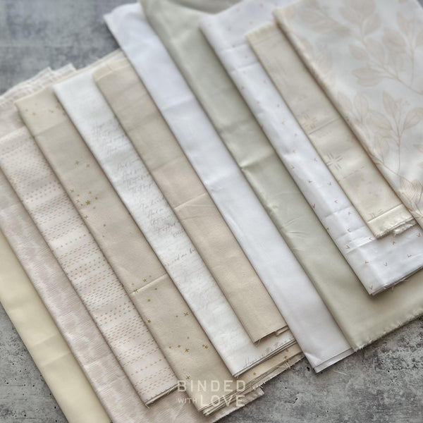 Curated Remnant Bundle | 11 Fabric End of Bolt Quilting Bundle | One of a Kind | REMNANT BUNDLE-49