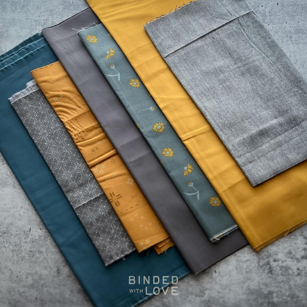 Curated Remnant Bundle | 7 Fabric End of Bolt Quilting Bundle | One of a Kind | REMNANT BUNDLE-42