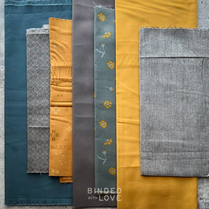 Curated Remnant Bundle | 7 Fabric End of Bolt Quilting Bundle | One of a Kind | REMNANT BUNDLE-42