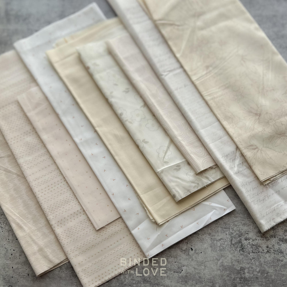Curated Remnant Bundle | 9 Fabric End of Bolt Quilting Bundle | One of a Kind | REMNANT BUNDLE-48