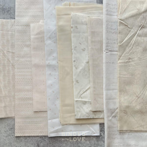 Curated Remnant Bundle | 9 Fabric End of Bolt Quilting Bundle | One of a Kind | REMNANT BUNDLE-48