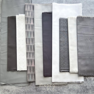 Curated Remnant Bundle | 10 Fabric End of Bolt Quilting Bundle | One of a Kind | REMNANT BUNDLE-50