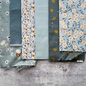 Curated Remnant Bundle | 6 Fabric End of Bolt Quilting Bundle | One of a Kind | REMNANT BUNDLE-124