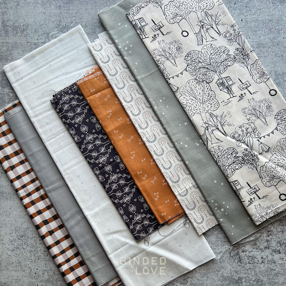 Curated Remnant Bundle | 8 Fabric End of Bolt Quilting Bundle | One of a Kind | REMNANT BUNDLE-127