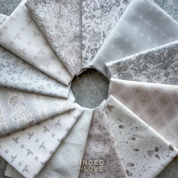 Gentle Whispers Collection by Trisha Patel | 12 Prints | Cloud9 Fabrics | Fat Quarter Bundle or Half Yard Bundle