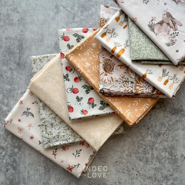 Blossom Breeze by Bernadett Urbanovics for FIGO Fabrics | 10 Prints | Fat Quarter Bundle | Half Yard Bundle | BUNDLE-282