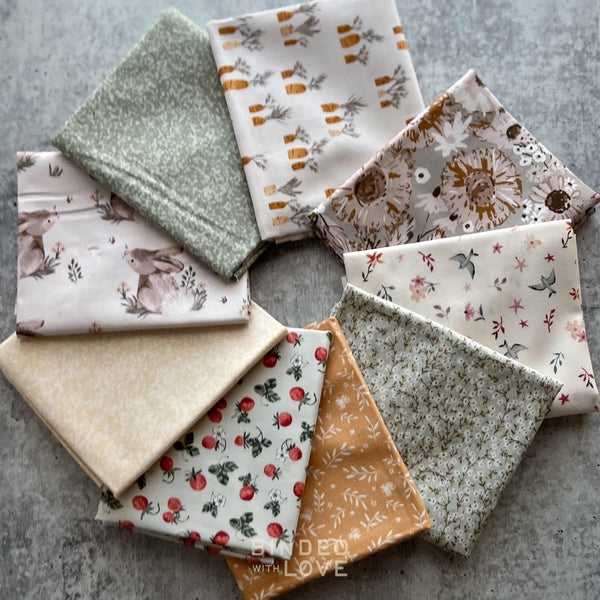 Blossom Breeze by Bernadett Urbanovics for FIGO Fabrics | 10 Prints | Fat Quarter Bundle | Half Yard Bundle | BUNDLE-282