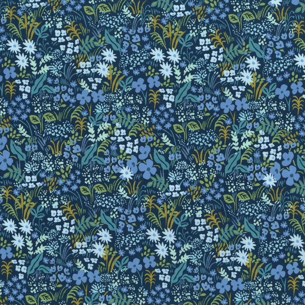 Meadow Blue RP204-BL2 | Meadow by Rifle Paper Co | Cotton + Steel