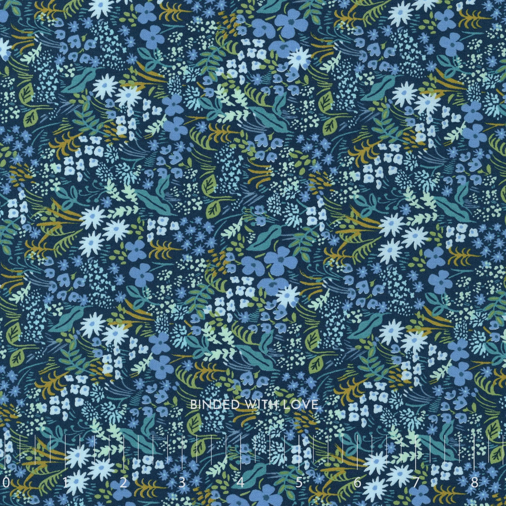 Meadow Blue RP204-BL2 | Meadow by Rifle Paper Co | Cotton + Steel