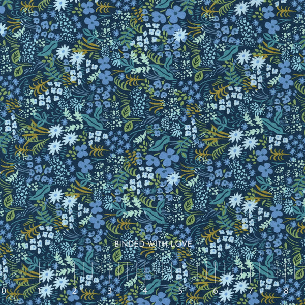 Meadow Blue RP204-BL2 | Meadow by Rifle Paper Co | Cotton + Steel
