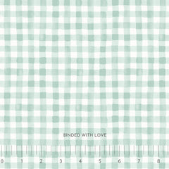 Painted Gingham Mint RP208-MI3 | Meadow by Rifle Paper Co | Cotton + Steel