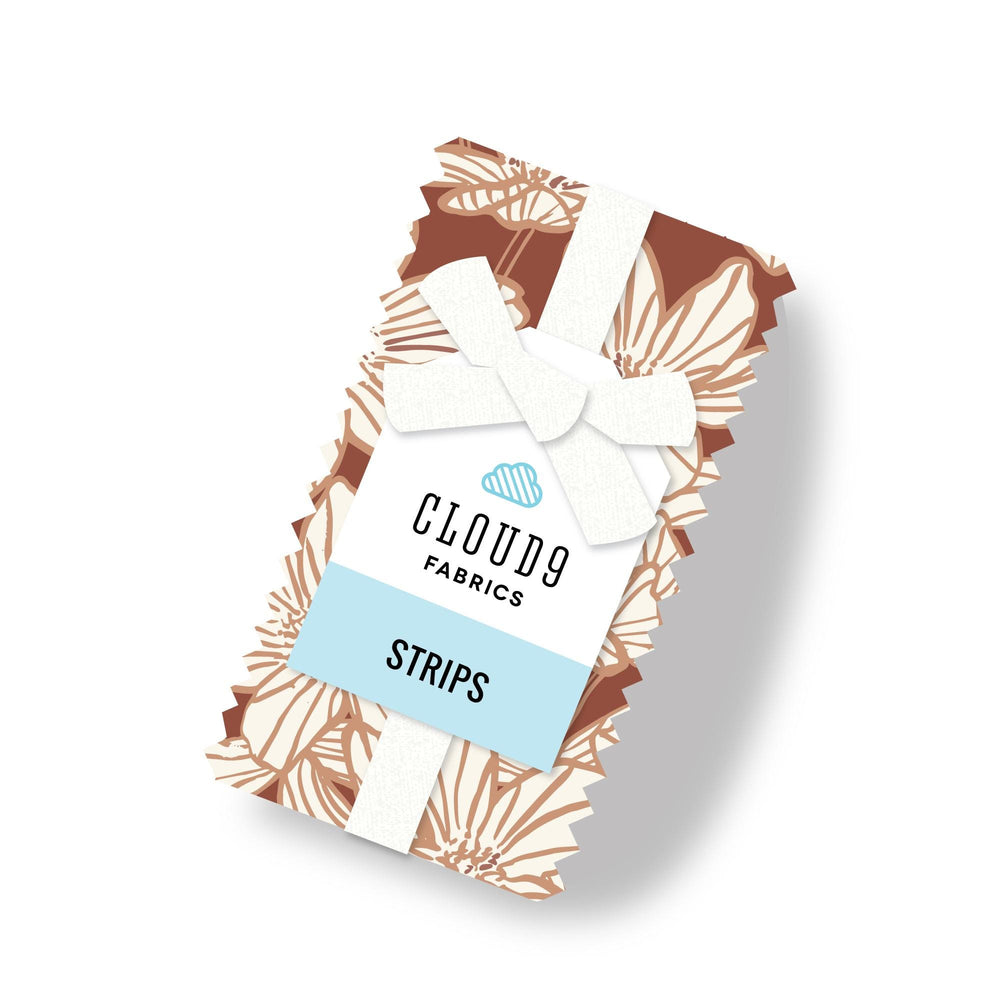 Sienna and Indigo by Hello Aunty Design | Cloud9 Fabrics | 2.5 inch Strip Roll