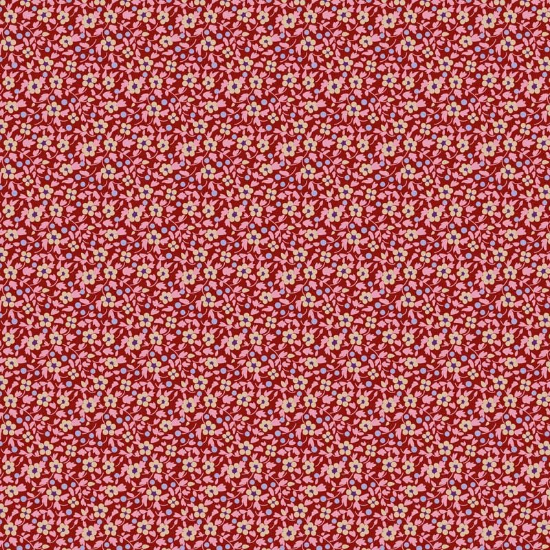 Brie Basics Burgundy 130193 | Brie Basics by Tone Finnanger | Tilda Fabrics