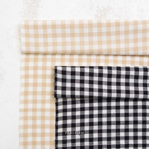 Camp Gingham in Shortbread CMP-13-SHORTBREAD | Camp Gingham by Fableism Supply Co.