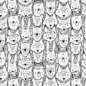Wild Friends CAP-PA-1400 | Pacha Capsule by AGF Studios | Art Gallery Fabrics