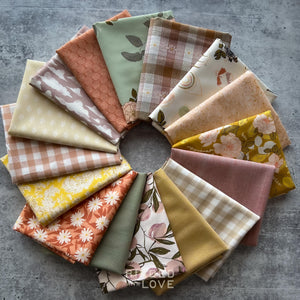 Golden Keepsake Bundle | Curated 16 Fat Quarter Bundle