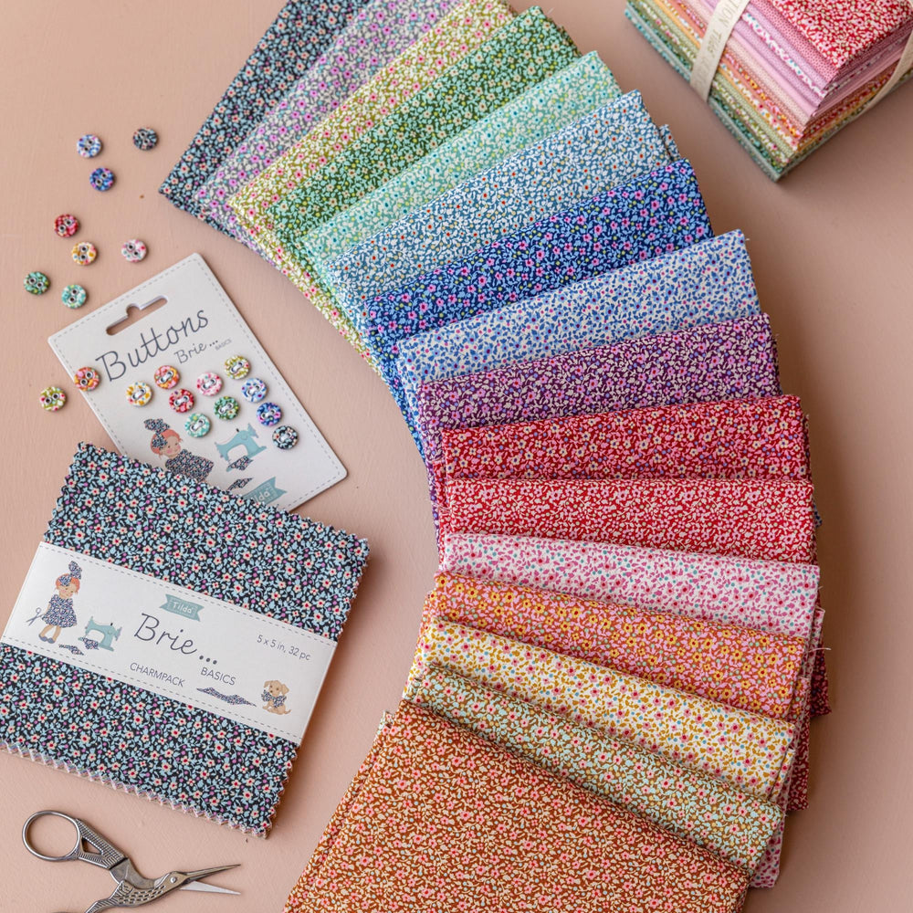 Brie Basics Heather 130192 | Brie Basics by Tone Finnanger | Tilda Fabrics