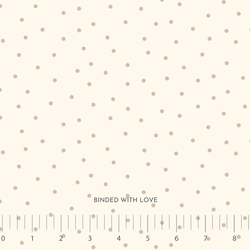 Dots Cream 92100-11, Nest Fabric by Ghazal Razavi for FIGO Fabrics, Neutral Quilting Cotton, Low Volume Fabric, Modern Basics Fabric