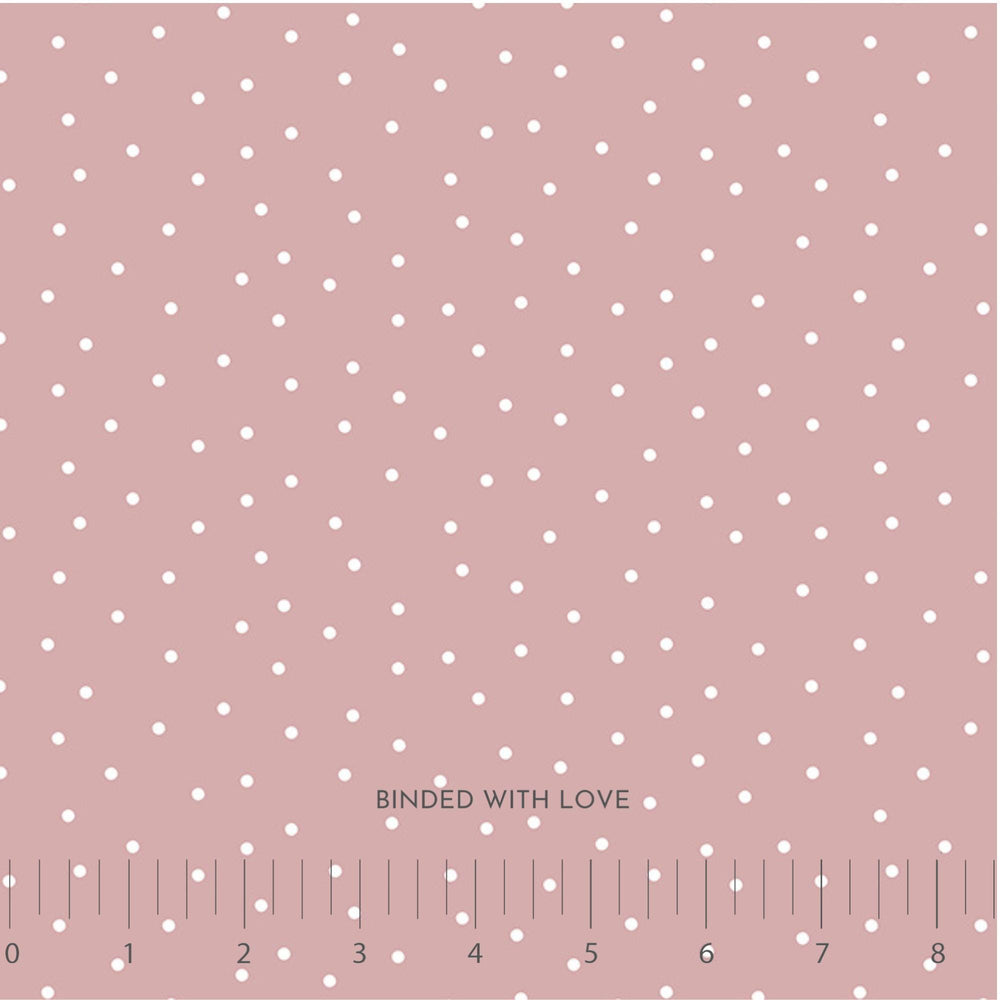Dots Rose 92100-22, Nest Fabric by Ghazal Razavi for FIGO Fabrics, Neutral Quilting Cotton, Low Volume Fabric, Modern Basics Fabric