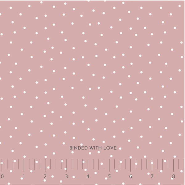 Dots Rose 92100-22, Nest Fabric by Ghazal Razavi for FIGO Fabrics, Neutral Quilting Cotton, Low Volume Fabric, Modern Basics Fabric