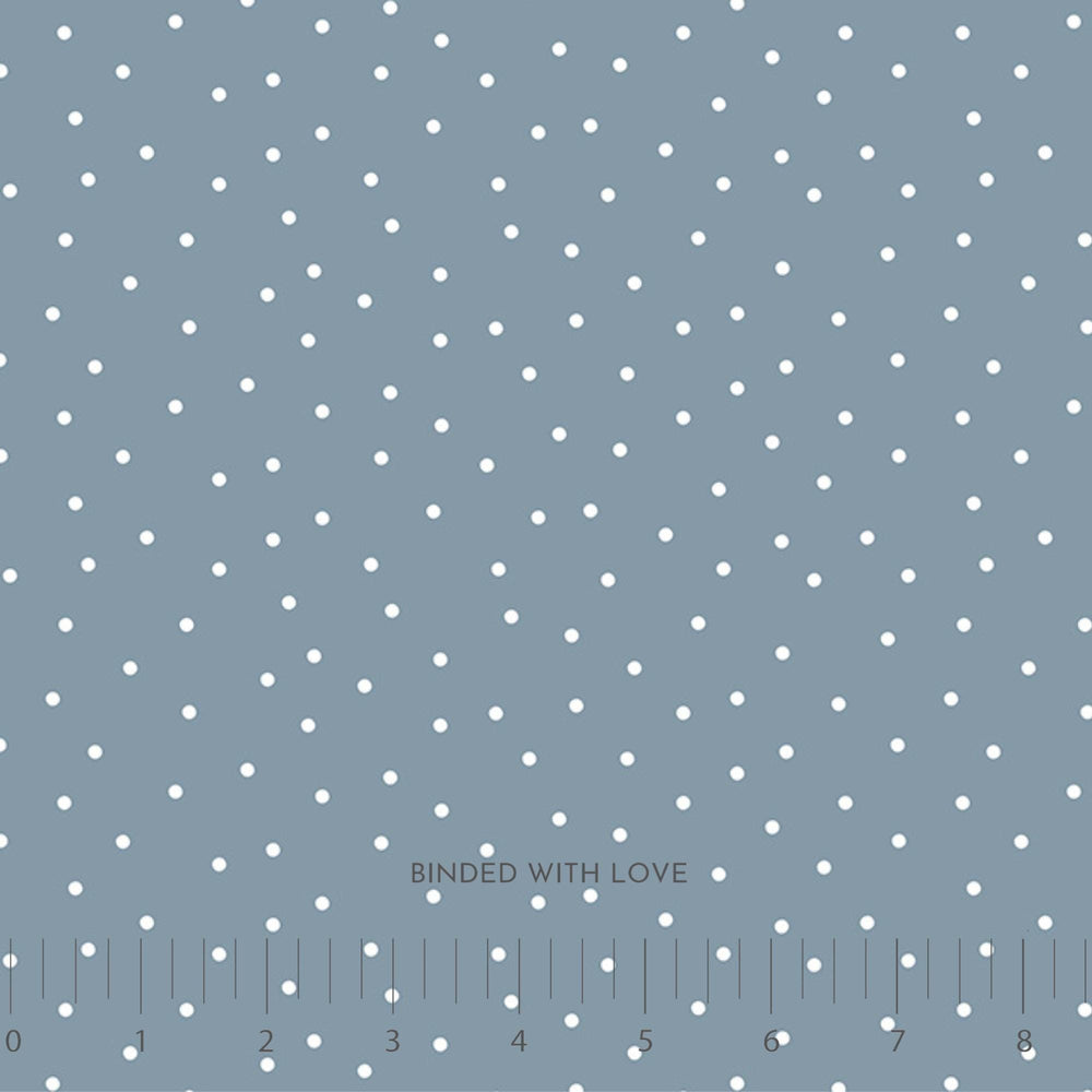 Dots Pea Flower 92100-42, Nest Fabric by Ghazal Razavi for FIGO Fabrics, Neutral Quilting Cotton, Low Volume Fabric, Modern Basics Fabric