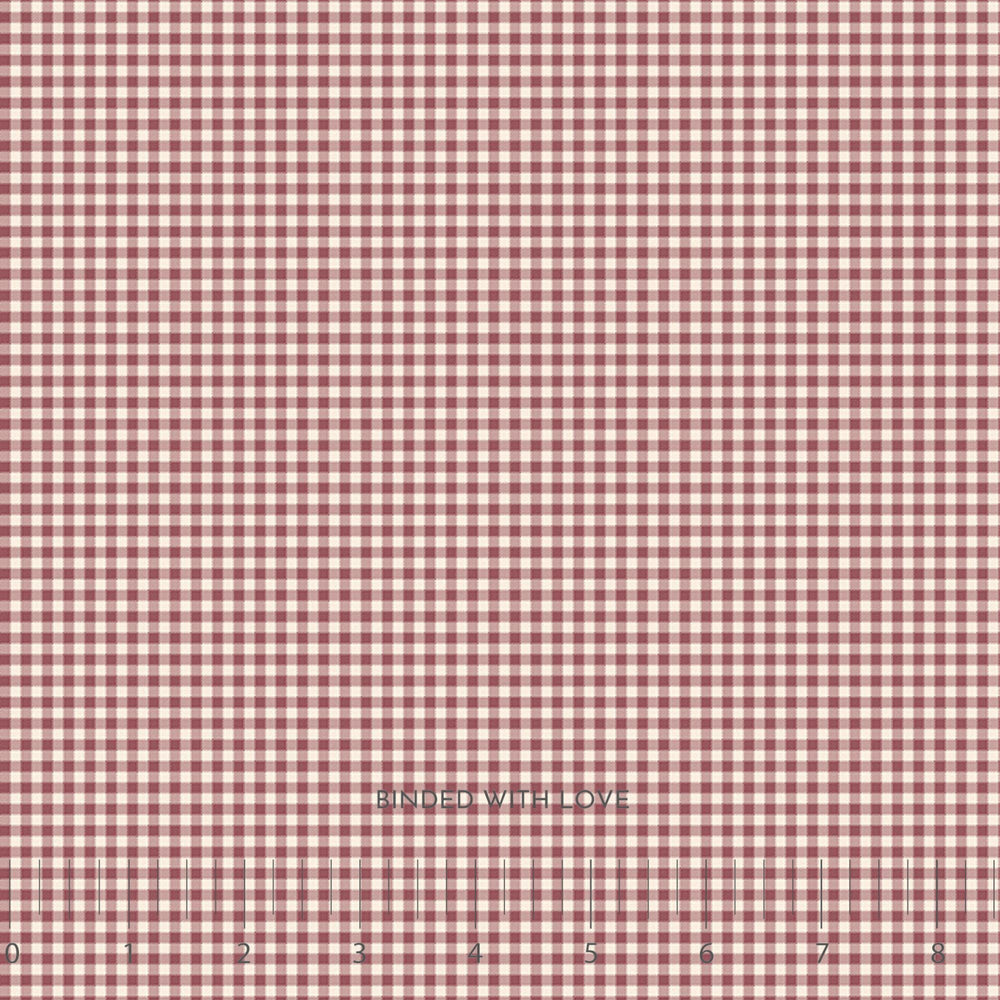 Checks Paprika 92101-26, Nest Fabric by Ghazal Razavi for FIGO Fabrics, Neutral Quilting Cotton, Low Volume Fabric, Modern Basics Fabric