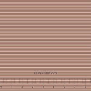 Stripe Cinnamon 92103-36, Nest Fabric by Ghazal Razavi for FIGO Fabrics, Neutral Quilting Cotton, Low Volume Fabric, Modern Basics Fabric
