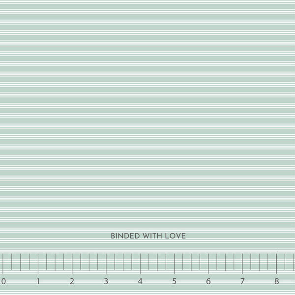 Stripe Mint 92103-60, Nest Fabric by Ghazal Razavi for FIGO Fabrics, Neutral Quilting Cotton, Low Volume Fabric, Modern Basics Fabric