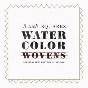 Watercolor Wovens 5 inch Charm Squares WW-CP5 | 80 Pieces