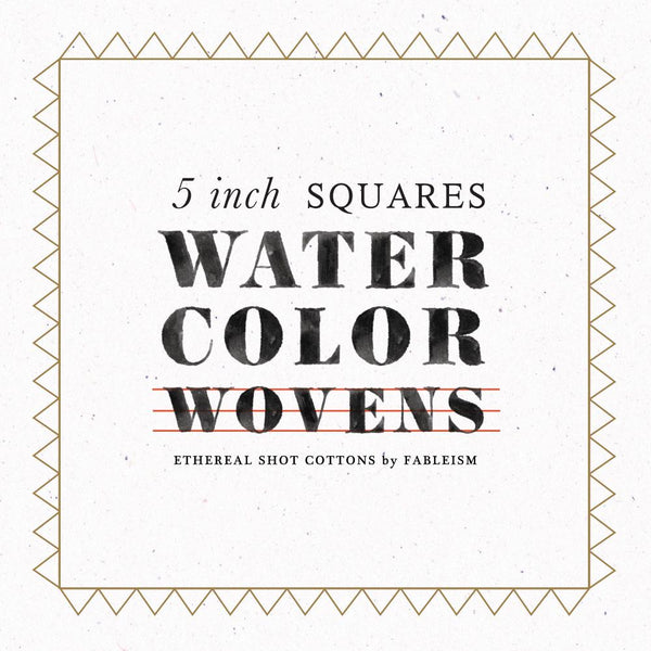 Watercolor Wovens 5 inch Charm Squares WW-CP5 | 80 Pieces