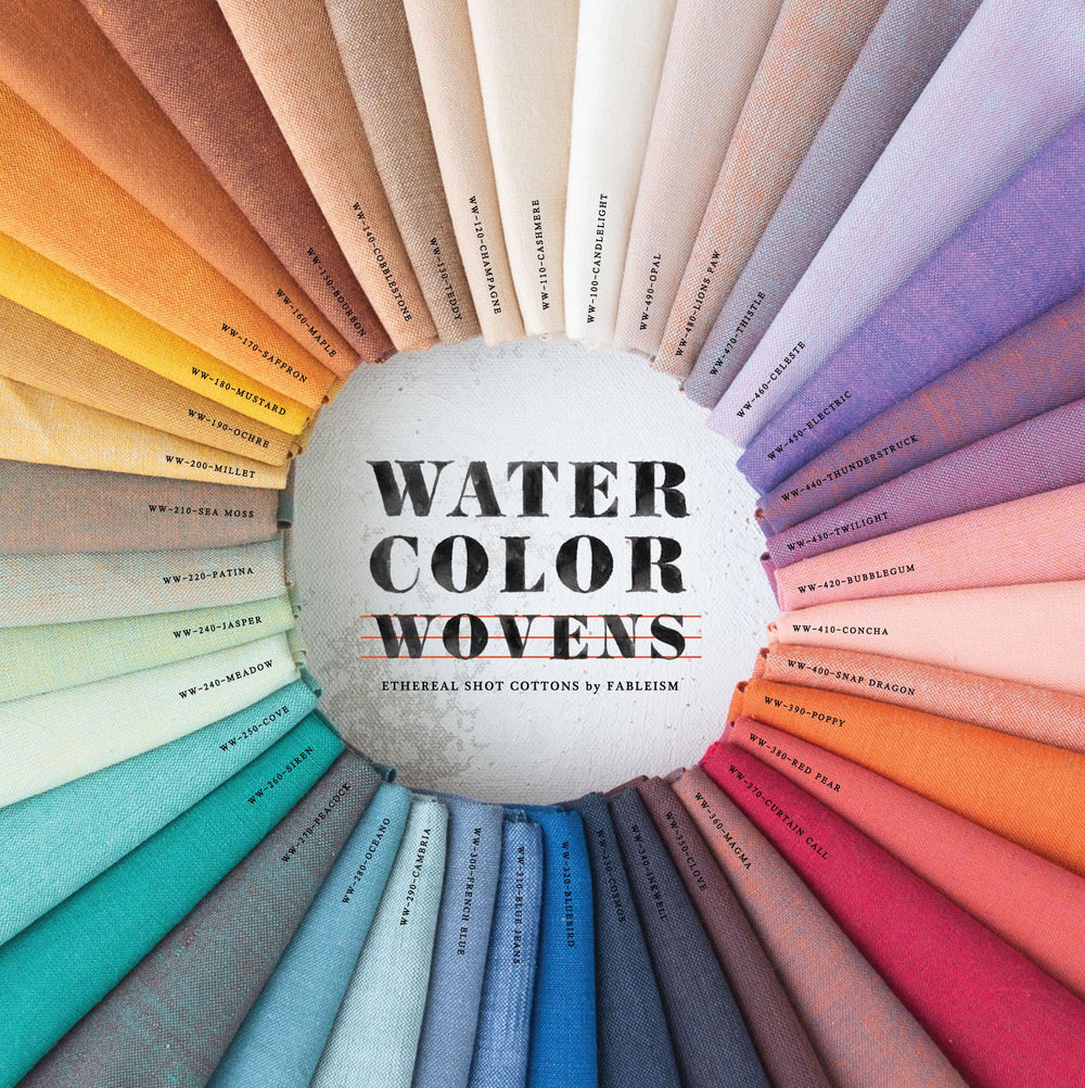 Watercolor Wovens Swatch Card – 40 Colors