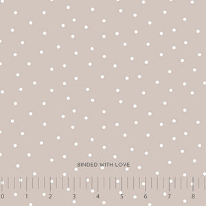 Dots Sesame 92100-14, Nest Fabric by Ghazal Razavi for FIGO Fabrics, Neutral Quilting Cotton, Low Volume Fabric, Modern Basics Fabric