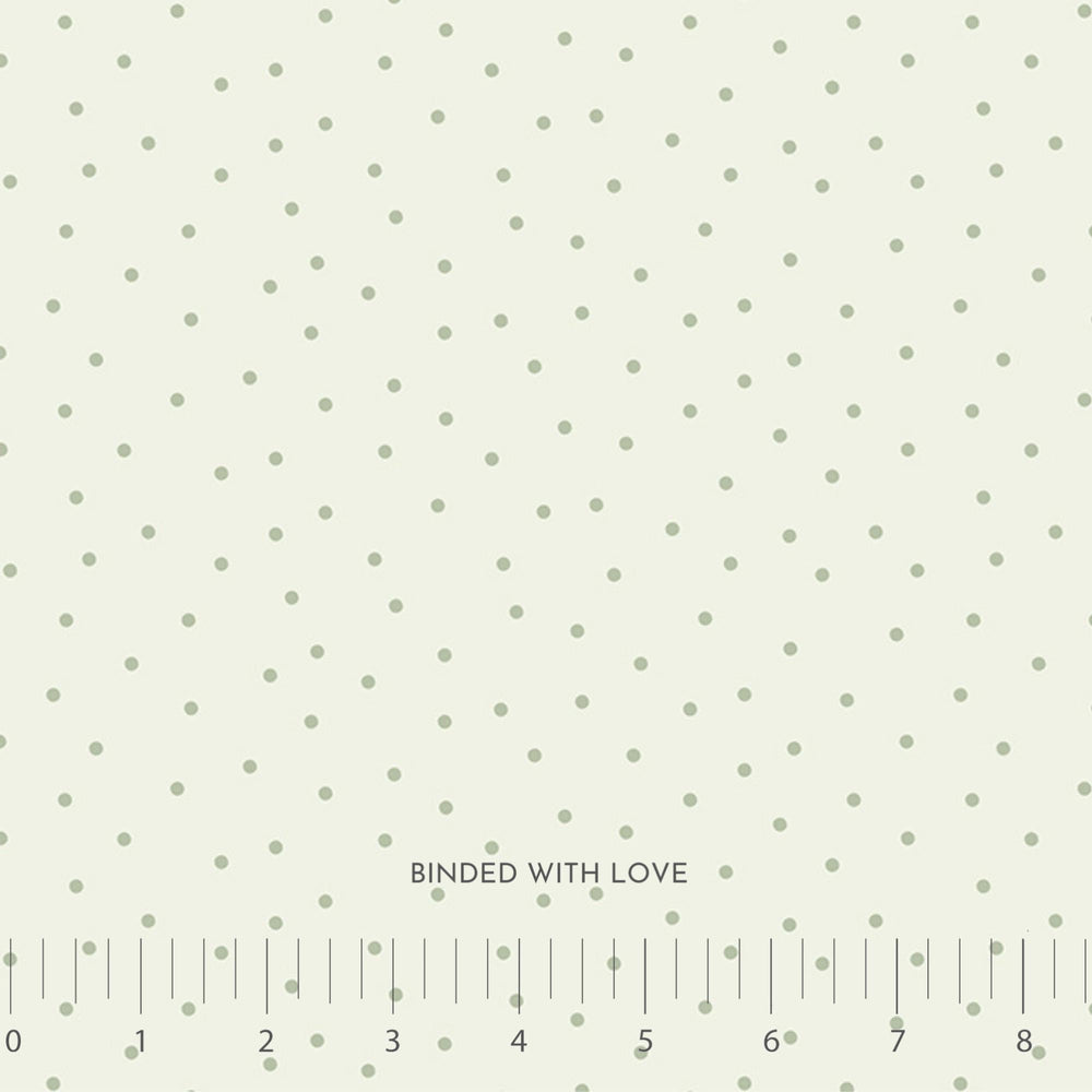 Dots Key Lime 92100-70, Nest Fabric by Ghazal Razavi for FIGO Fabrics, Neutral Quilting Cotton, Low Volume Fabric, Modern Basics Fabric