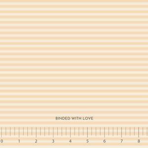 Stripe Buttercream 92103-11, Nest Fabric by Ghazal Razavi for FIGO Fabrics, Neutral Quilting Cotton, Low Volume Fabric, Modern Basics Fabric