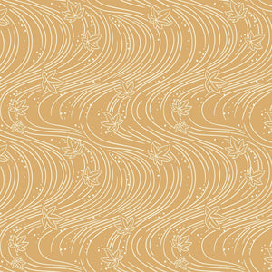 Maple Currents Gold 228899 | Orchard Season by House of Haricot