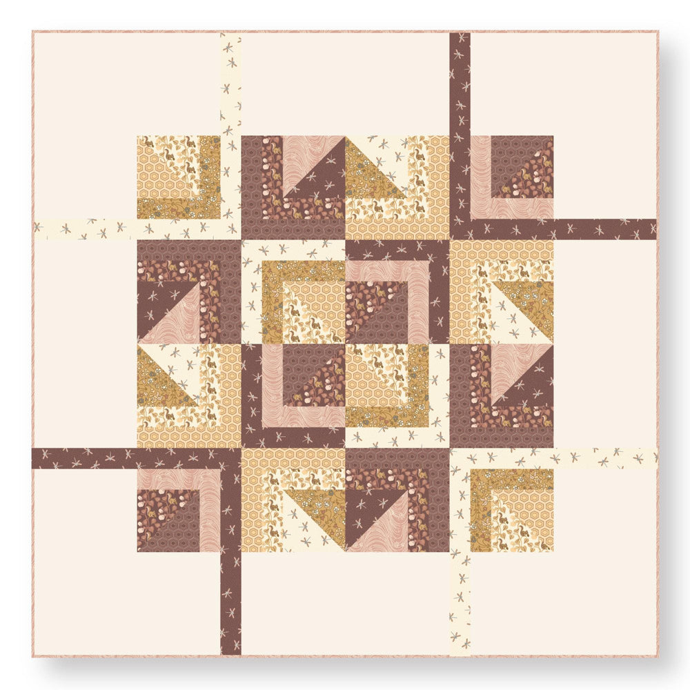 Maple Currents Gold 228899 | Orchard Season by House of Haricot