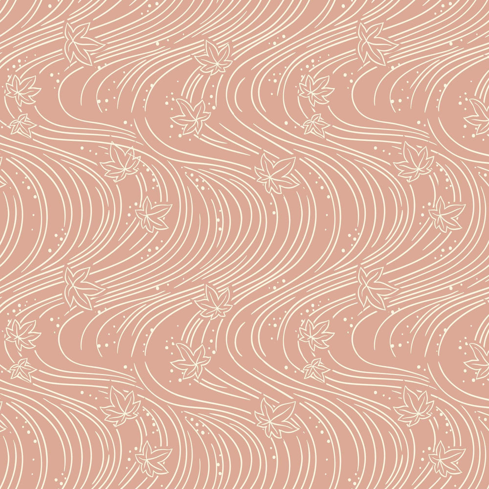 Maple Currents Dusty Rose 228901 | Orchard Season by House of Haricot